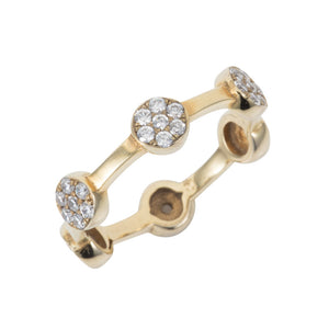 Atom Micro Diamond  Eternity Ring