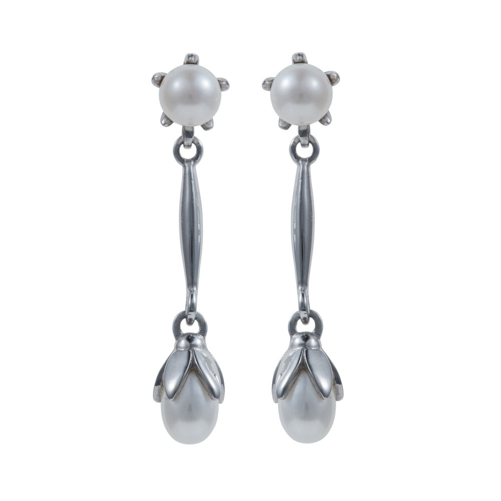 Dew Drop Pearl Earrings